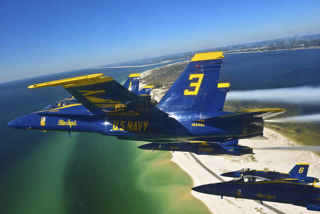 Pensacola is home of the famous Blue Angles