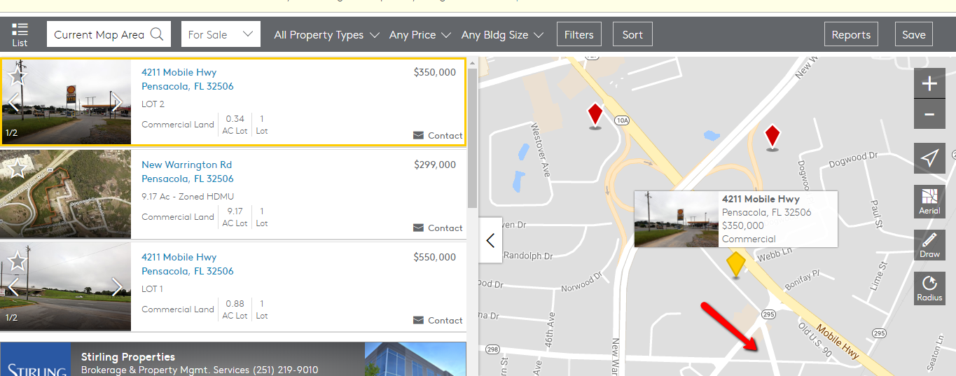 Commercial Properties (with structures) For Sale In The Area