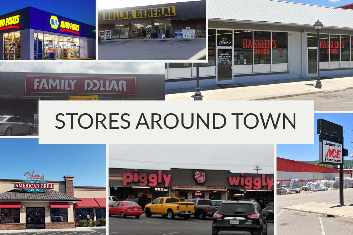 Stores in Nearby Spring City, TN