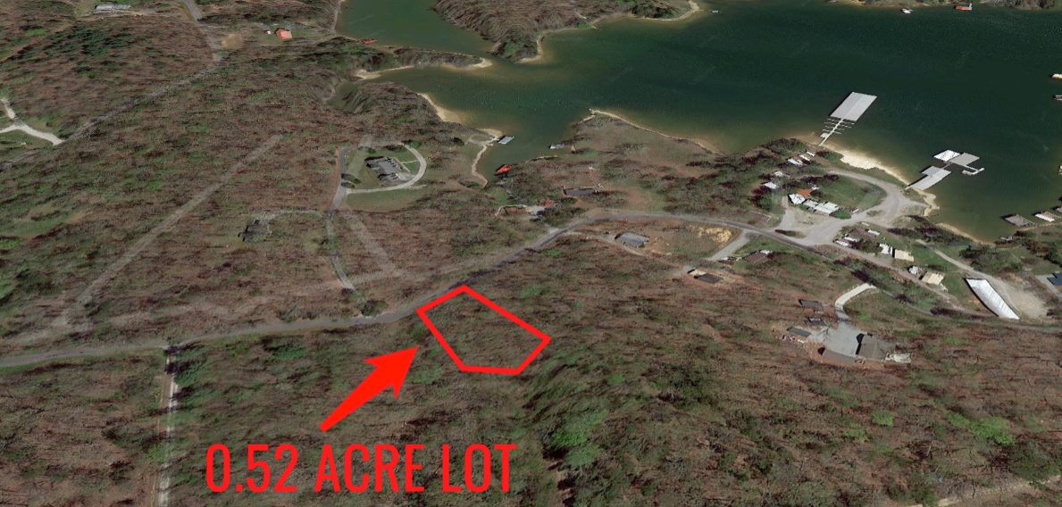 Location of Lot In Relation To Watts Bar Lake